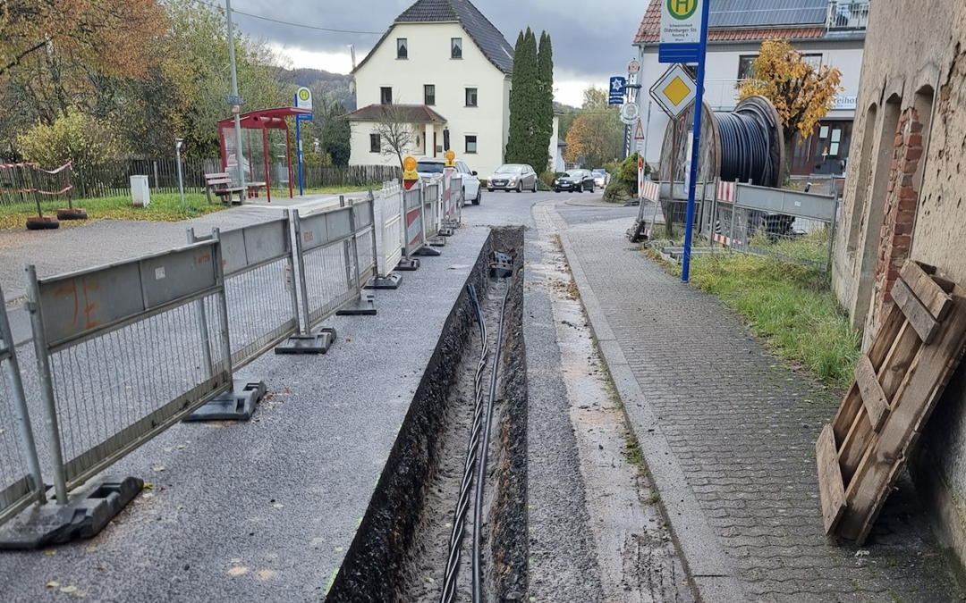 2023 Schwarzenbach MSP-/HDPE-Leerrohr-Verlegung